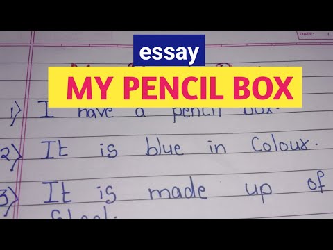 my pencil box essay