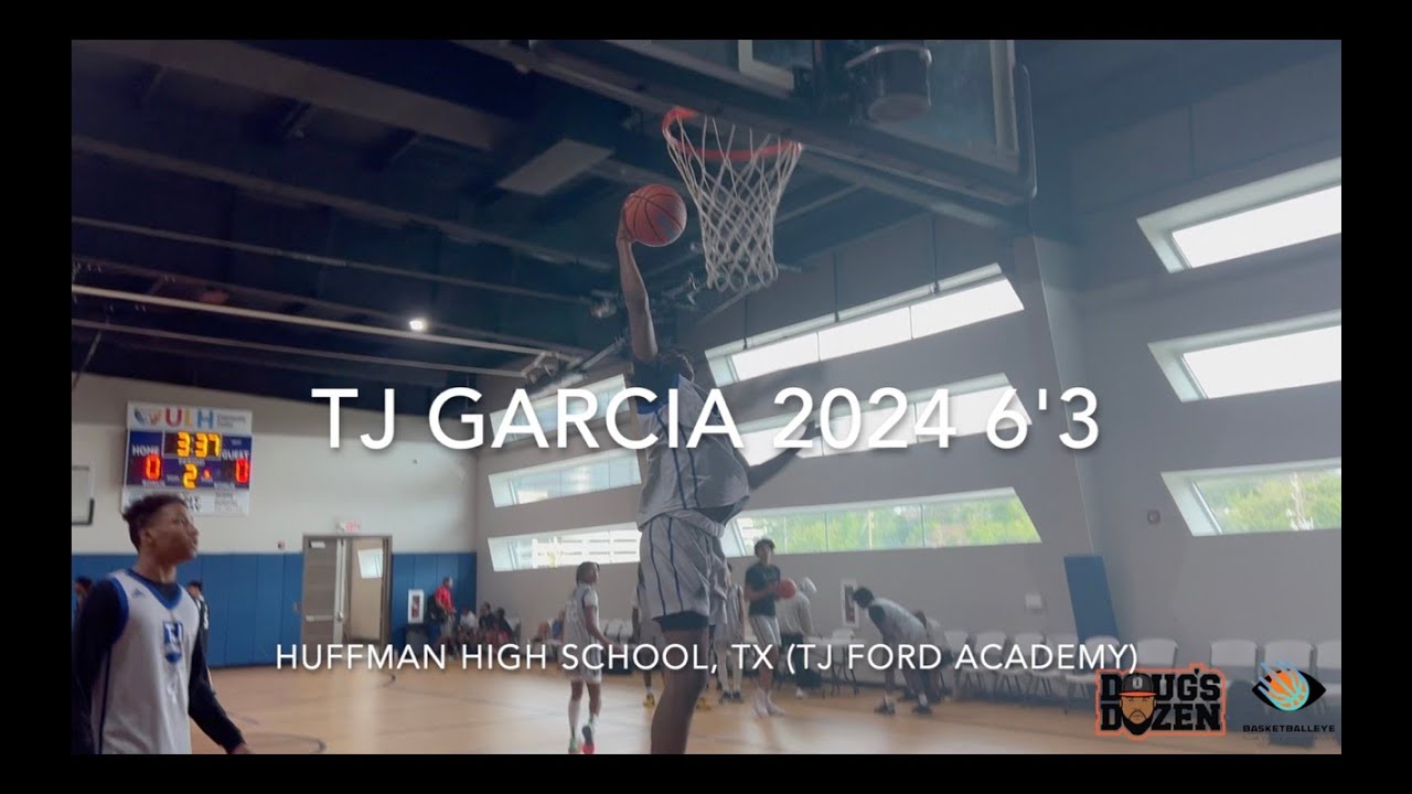 TJ Garcia 2024 6'3 Huffman High School (TJ Ford Adidas Gold) - YouTube