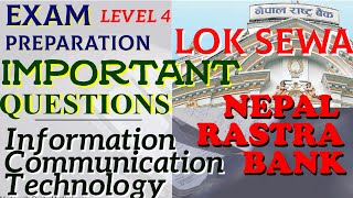 Nepal Rastra Bank Assistant Level Computer Objective Questions | Nepal Rastra Bank Tayari Computer |