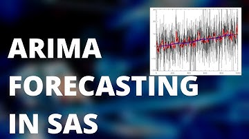 ARIMA FORECASTING IN SAS (TIME SERIES ANALYSIS)