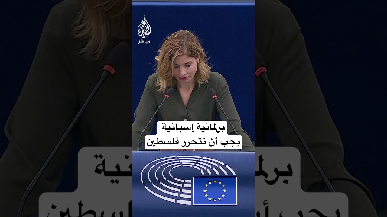 " يجب أن نحرر فلسطين".. برلمانية إسبانية تطالب بتحرير فلسطين أمام البرلمان الأوروبي
