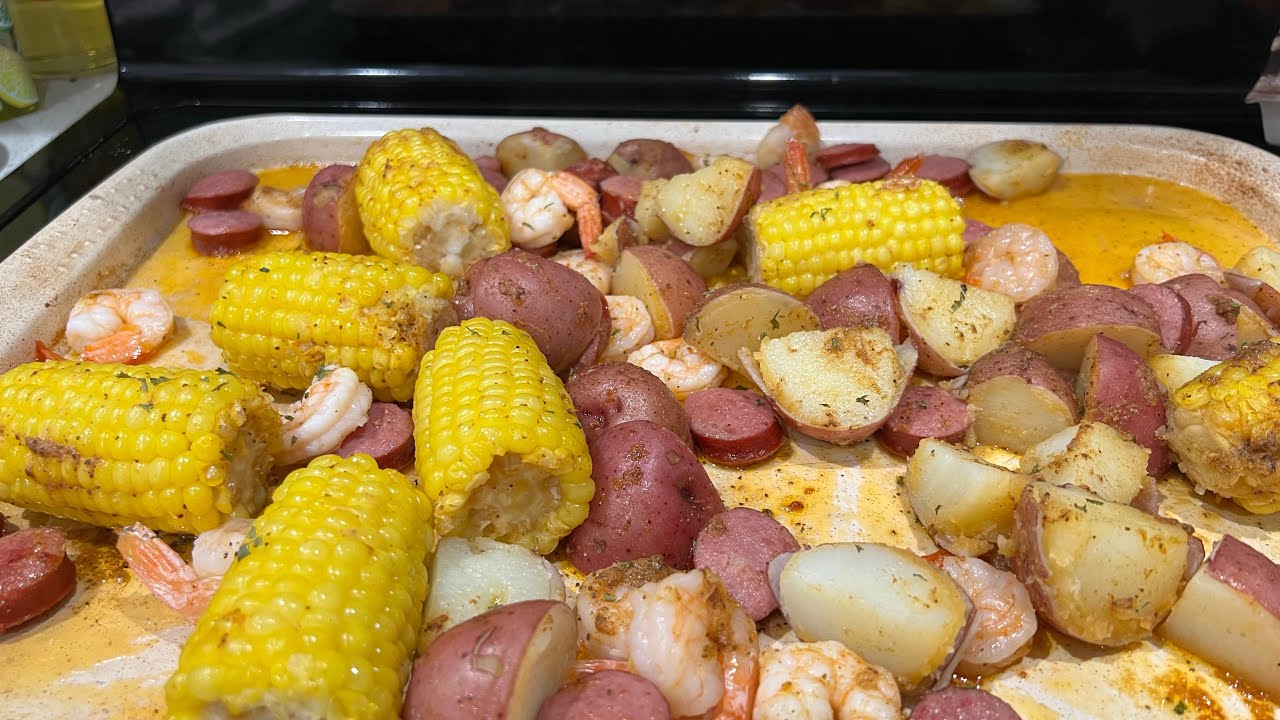 Easy Sheet Pan Dinner | Shrimp Boil