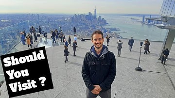 EDGE Sky Deck at Hudson Yards - NYC's NEWEST Attraction 😱 ! (Worth It ?)