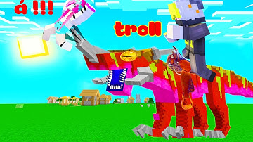 ONE ĐÃ THUẦN HOÁ ĐƯỢC SỨC MẠNH CỦA RỒNG DRAKE VÀ TROLL NOOB YETI  TRONG MINECRAFT