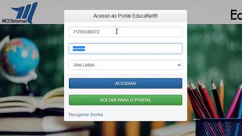 Como recuperar senha do professor online?