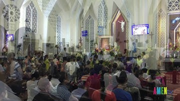 Cầu nguyện trước Linh Ảnh Đức Mẹ La Mã Bến Tre tại DCCT Sài Gòn