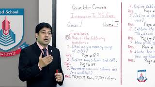 Class 7 - Computer Studies - Chapter 7 - Lecture 7 Exercises: D and F - Allied Schools