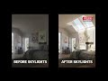 Before after skylight comparisons