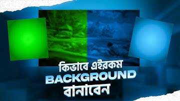 How to Make Vs Thumbnail Background on PSCC?