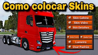 Atualizado! Como colocar SKINS na versão nova do Android - World Truck Driving Simulator