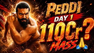 PEDDI Day 1 Collections❓110Cr💥| PEDDI Day 1 Prediction | Ram Charan | POML
