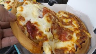 Combination Pizza Waffle - Korean Street Food