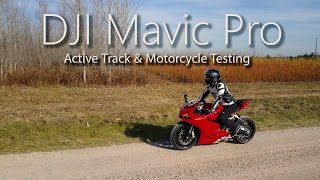 DJI Mavic Pro - Active Track on a Motorcycle!
