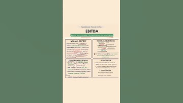 EBITDA explained in a minute📈