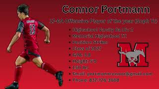 Connor Portmann | Soccer Highlights (Texas District 17 - 6A Offensive Player of the Year)