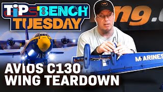 Tip Bench Tuesday: Avios C-130 Hercules 1600mm (63") (PNF) Wing Teardown 2