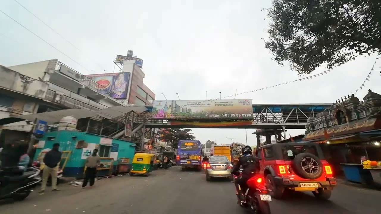 Riding Through Bengaluru Traffic | KR Puram Metro → Hoskote #bangaloretraffic