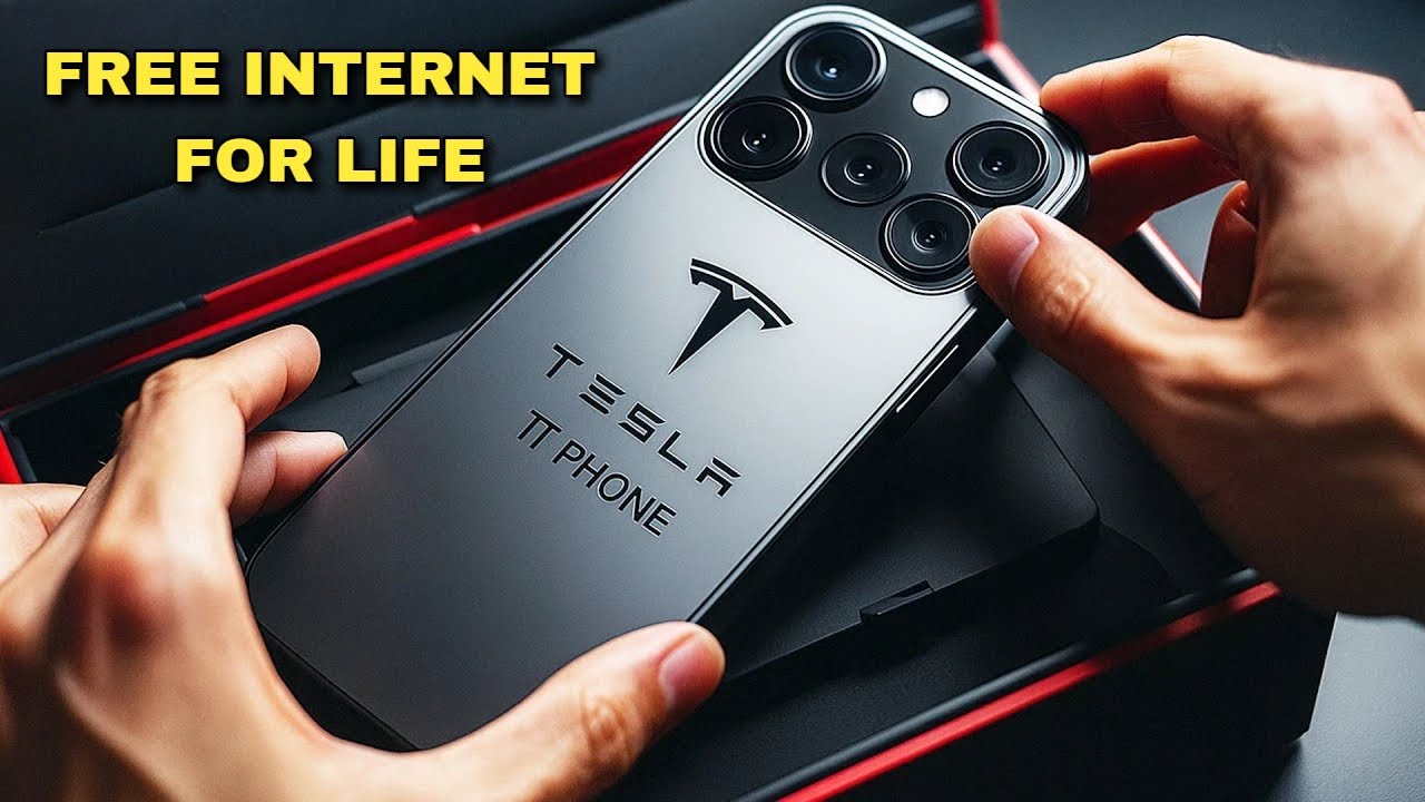Tesla Pi Phone Review: Free Starlink Internet for Life & Why Apple iPhone 17 Is Under Threat - YouTube