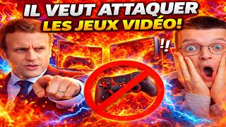 EMMANUEL MACRON s’attaque aux gamers…et c'est trés inquiétant !!!⚡