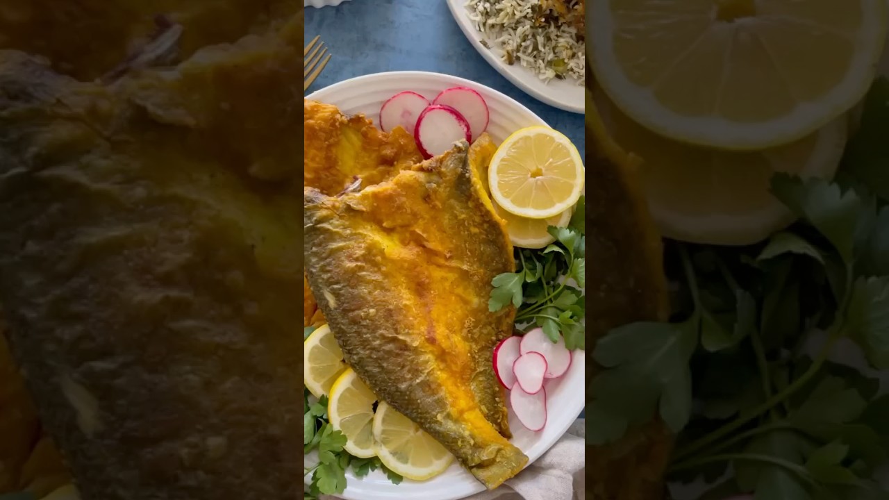 Persian Fried Fish with Saffron