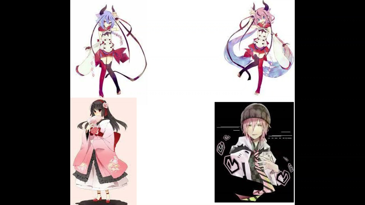 (Vocaloid) meika hime, meika mikoto, vy1, vy2, ievan polkka c key