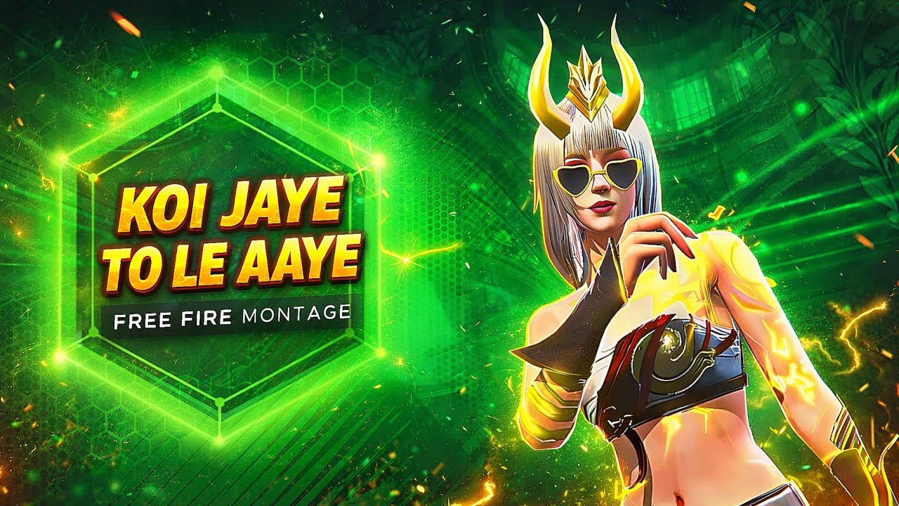 Koi Jaye To Le Aaye Song 🎵 | Free Fire Montage | 4K Smooth Edit