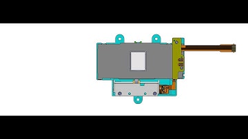 IR-CUT Filter Mechanism Wireframe Animation | Automatic Light Switching
