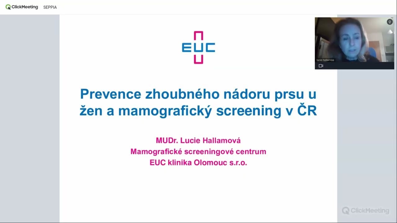 Mamograf a vše kolem něj: MUDr. Lucie Hallamová