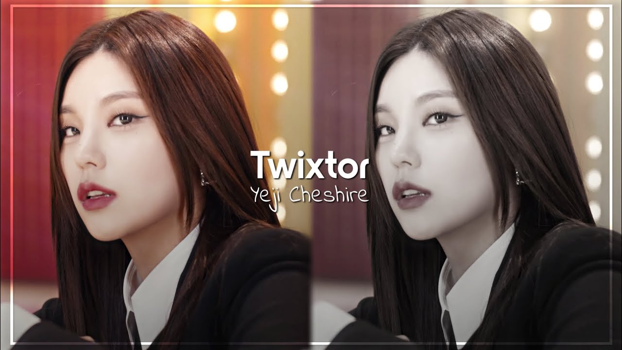 Yeji Cheshire mv twixtor clips 4k