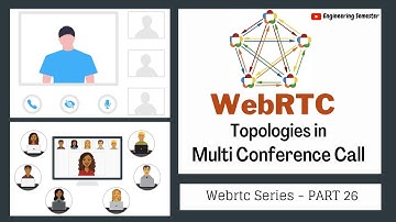WebRTC Topologies - Introduction of Multi User Conference video Call | WebRTC series PART 26