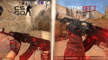 STANDOFF 2 vs CS:GO Weapon Comparation