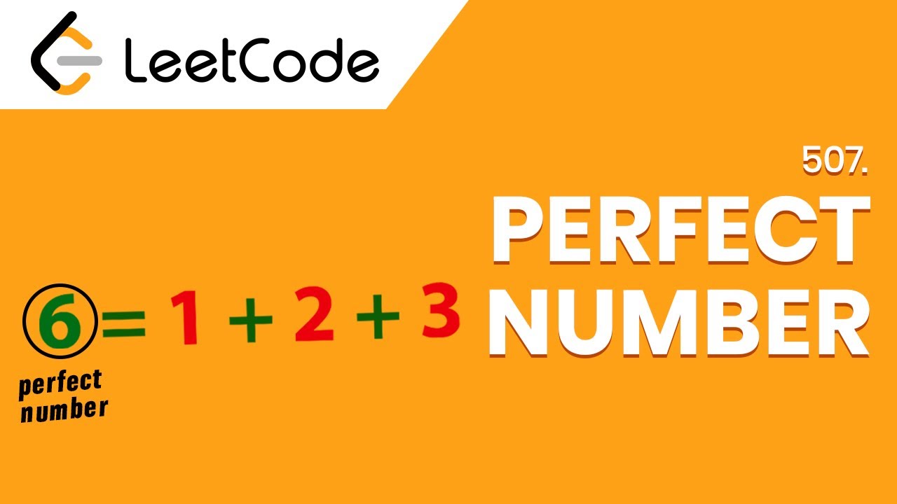 LeetCode Çözümleri - 507. Perfect Number - YouTube