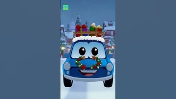 Christmas Wheels on the Bus #christmas #cartoon #youtubevideos #viralshorts #vehicles #babygamestv