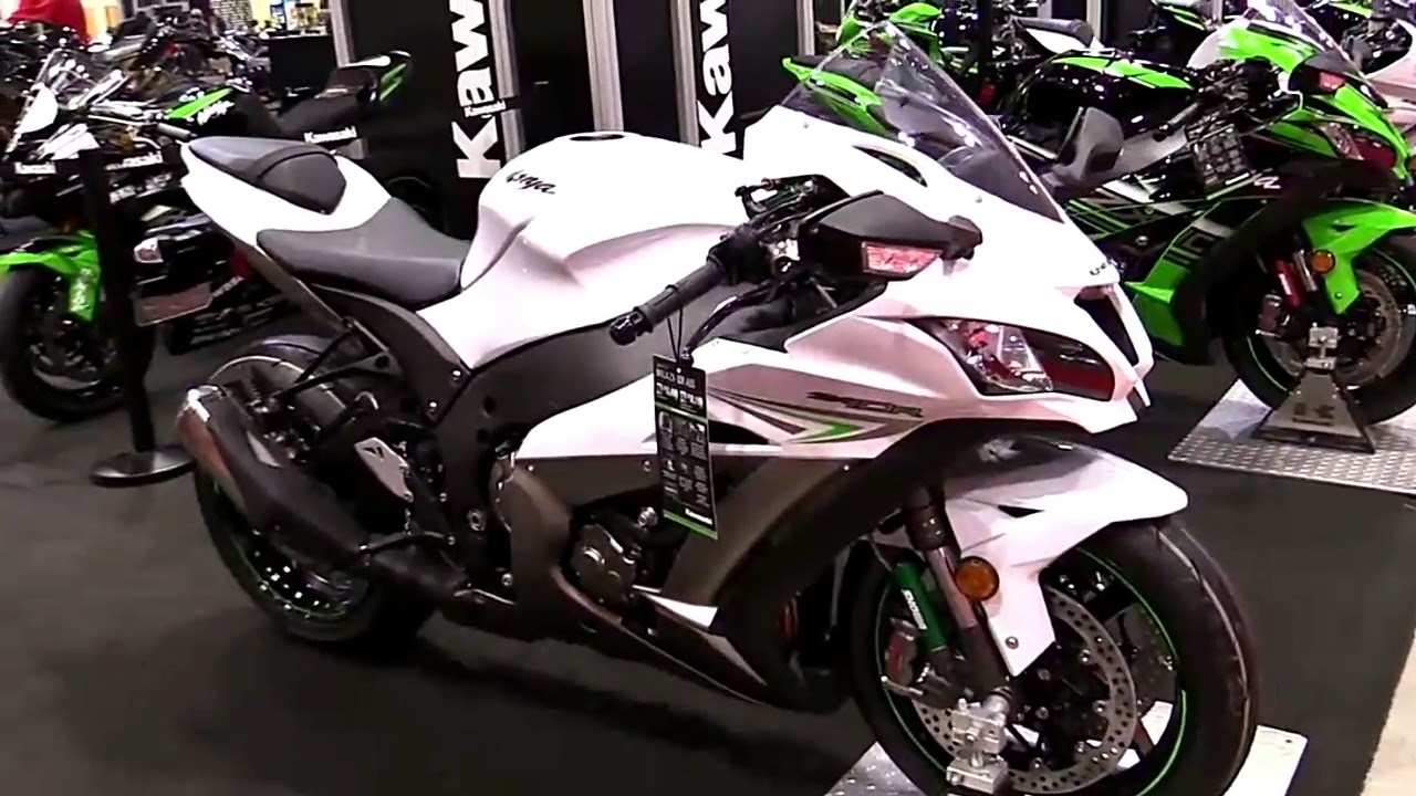 2017 Kawasaki Ninja ZX10R White Complete Accs Series Lookaround Le Moto