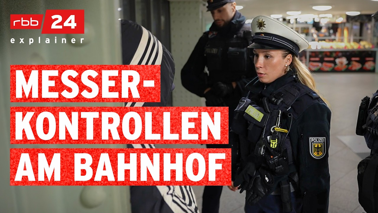 Waffenkontrollen mit der Bundespolizei: Was bringts? | rbb24 explainer