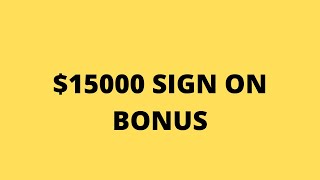 $15000 SIGN ON BONUS JOB/ RESPIRATORY THERAPIST JOB
