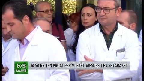 JA SA RRITEN PAGAT PËR MJEKËT, MËSUESIT E USHTARAKËT