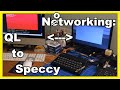 Quick Clip: 80's Networking - QL to Speccy LAN @100 kbits/s