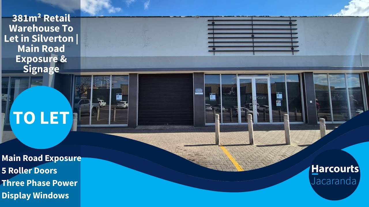 381m² Retail Warehouse To Let in Silverton Main Road Exposure & Signage