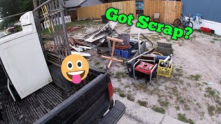 Scrap was a plenty..