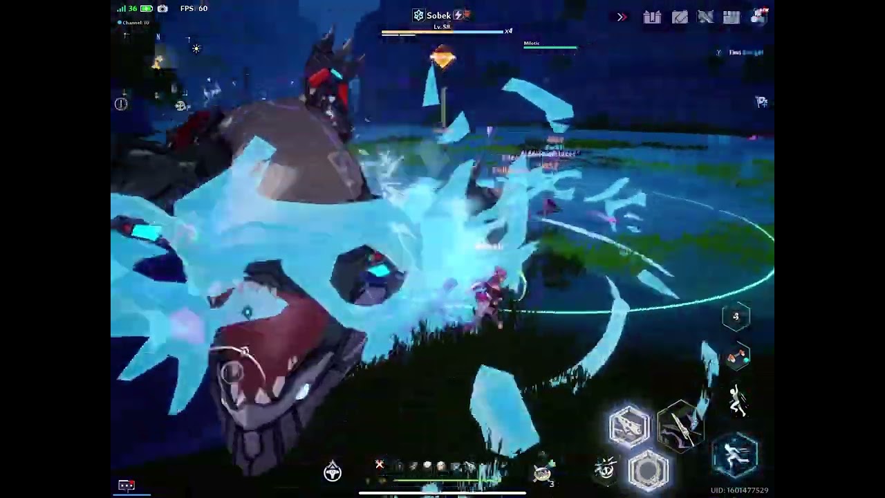 [Tower of Fantasy] Sobek Boss with Crow - Early on Gameplay (Lv58 Level Cap)