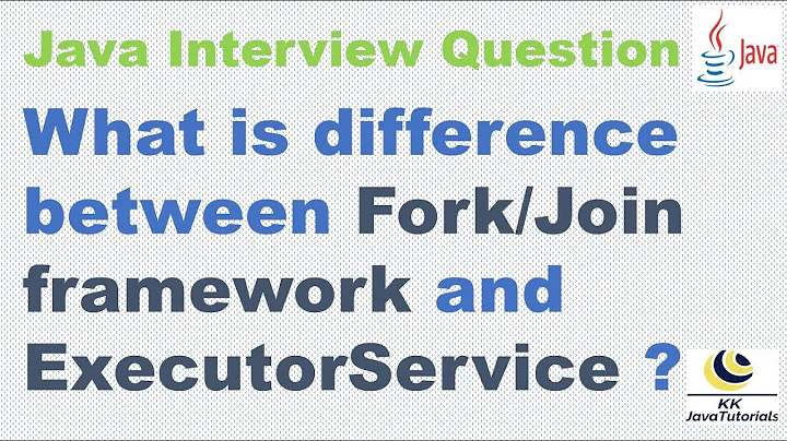 What is difference between Fork Join framework and ExecutorService ?|java concurrency Interview ques