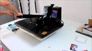 Glass Photo Frame Transfer by Heat Press Sublimation INK Transfer Christmas Festival Gift
