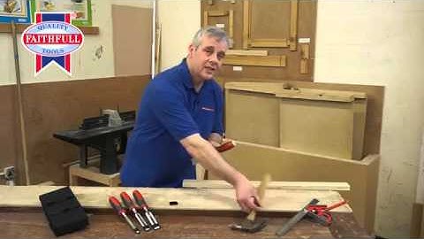 XMS15CHISEL4 - Faithfull 4 Piece Chisel Set with Storage Wallet - CHISEL4