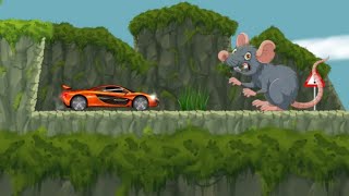 Hill Car Racing Game Android iOS Gameplay In Hindi | A Angry Rat Stopped Me Here screenshot 3