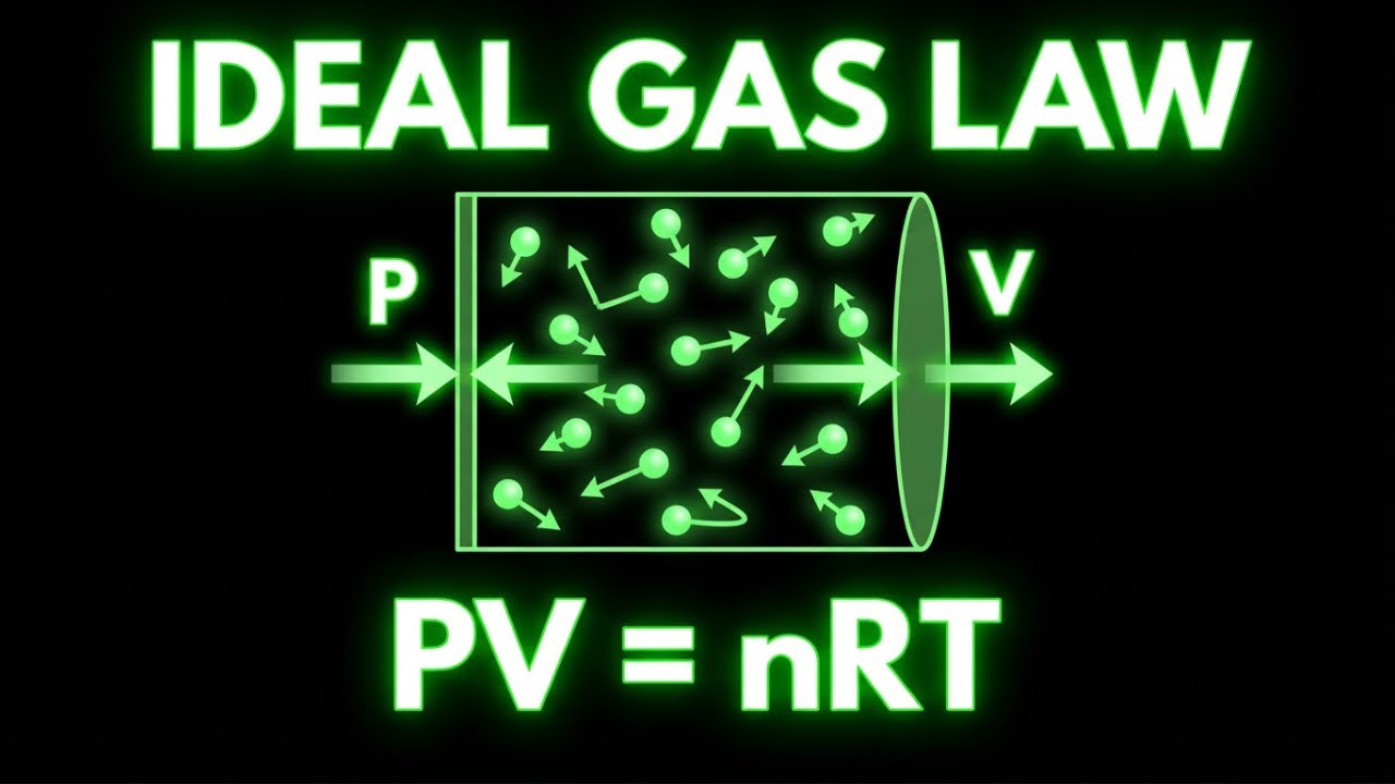 Ideal Gas Law Explained | PV = nRT | Chemistry & Physics Tutorial