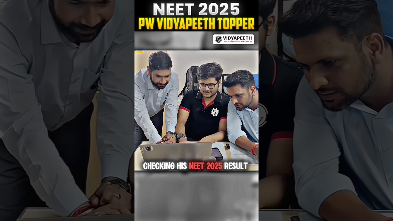 Checking His NEET 2025 Result Reaction! 🤯 NEET 2025 Topper! 