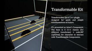 [UE5/UE4] C++ Plugin]Transformable Kit V 1.1 Showcase
