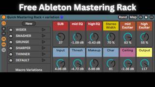 Ableton Mastering Rack - Free