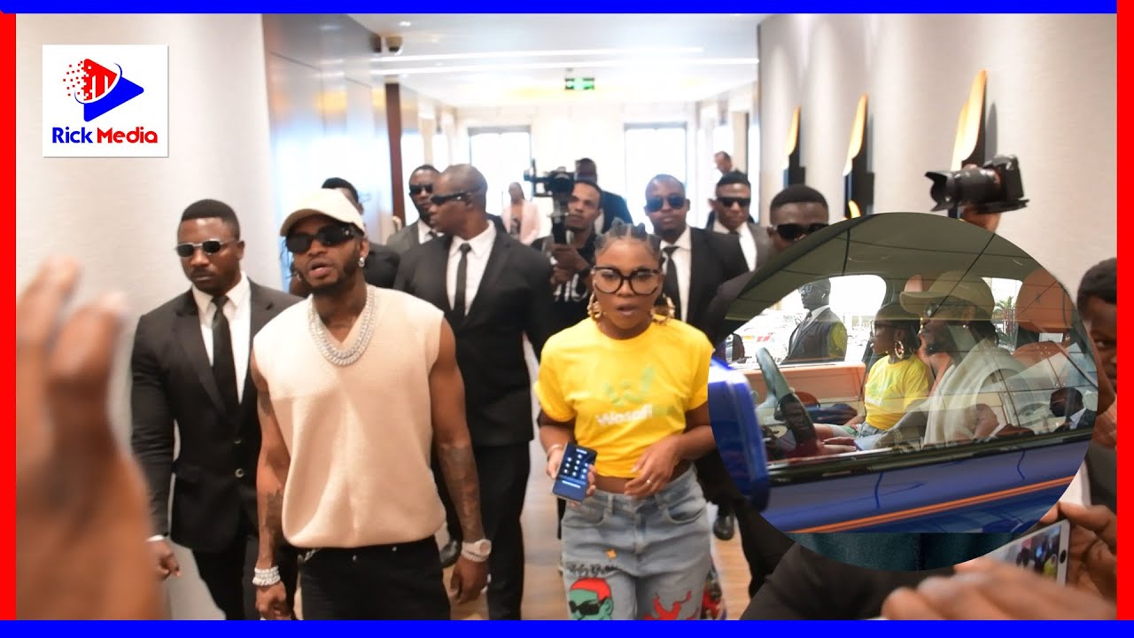 TAZAMA DIAMOND na ZUCHU walivyoongozana KUINGIA HOTELINI....